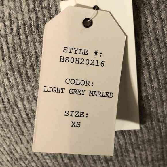 🆕Hippie Rose Light Grey Marled Top Size XS - Picture 6 of 10